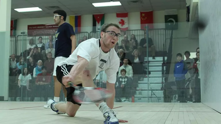 Men's Squash Team Beats George Washington, Topped By Dartmouth