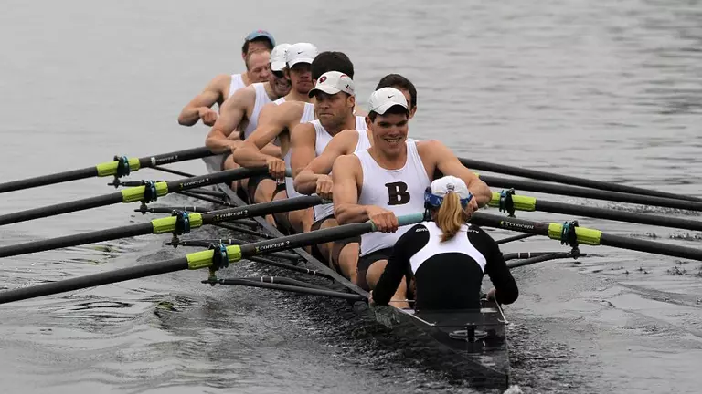 No. 6 Brown Men's Crew Varsity Eight Downs No. 9 Northeastern to Claim Dreissigacker Cup