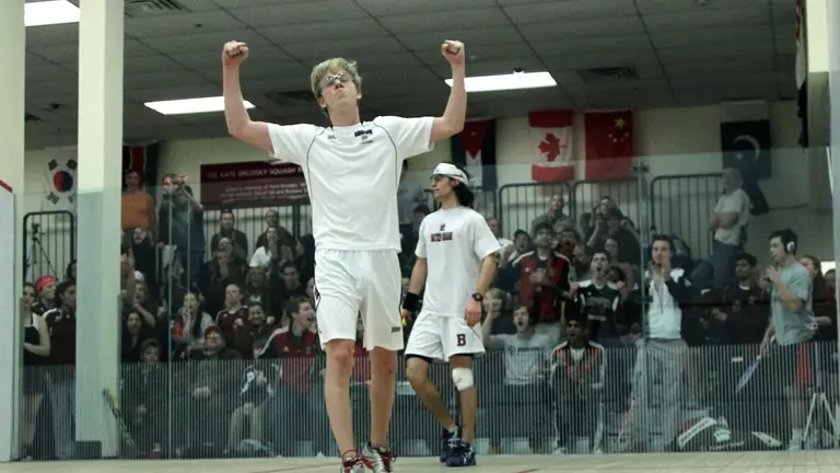 Brown Men's Squash Tops Bates, Falls to Bowdoin, 5-4