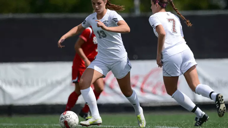 Cross Leads Women's Soccer Past Sacred Heart, 2-0