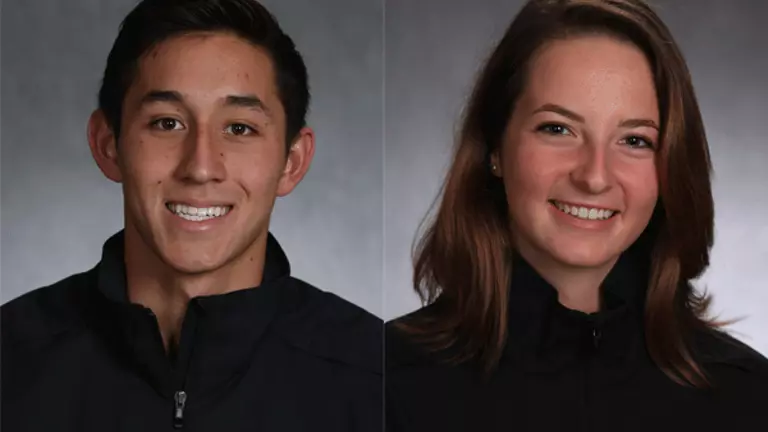 Mayfield and Gilley Earn ECAC New England Swimmer and Diver of the Week Honors