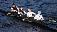 Men's Crew Competes at Foot of the Charles