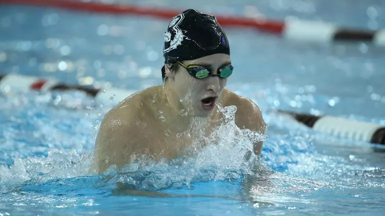 Men's Swimming & Diving Concludes First Day of Ivy Championships, Breaking Two School Records