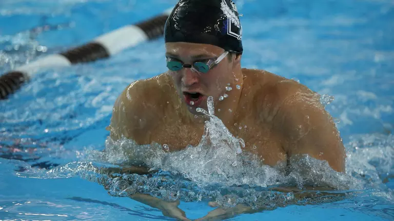 Three Records Fall for Bears in Second Day of Men's Swimming & Diving Ivy Championships