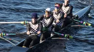 Men's Crew Wins Varsity Four at Foot of the Charles