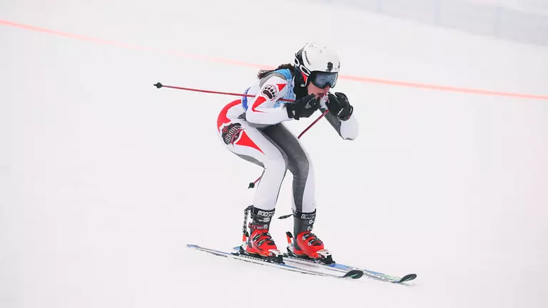Skiing Places Third in Slalom at USCSA Nationals