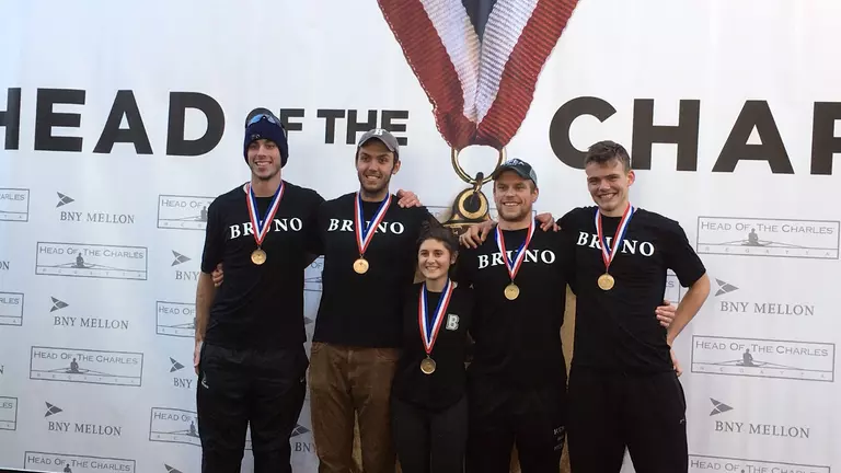Brown Men’s Crew Competes at 54th Head of the Charles Regatta