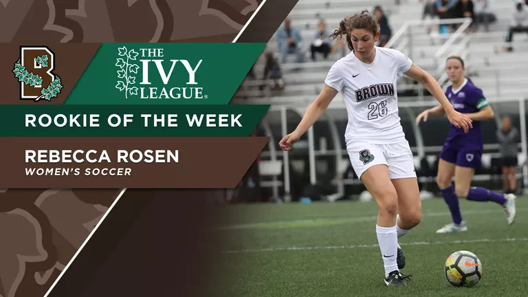Women’s Soccer’s Rosen Wins Ivy League Rookie of the Week