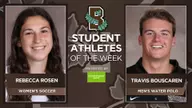 Rosen, Bouscaren Earn Brown Student-Athlete of the Week Honors