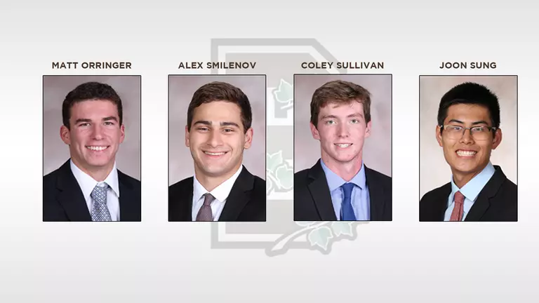 Men’s Swimming & Diving Announces Team Captains