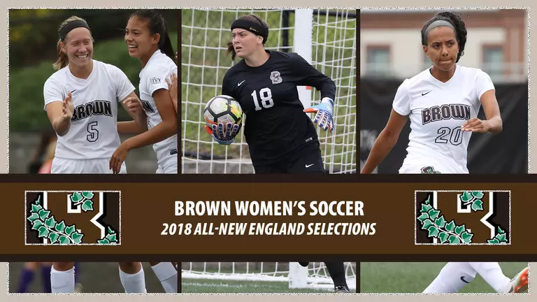 Women’s Soccer’s Etzel, Carchio, Cummings Earn NEWISA All-New England