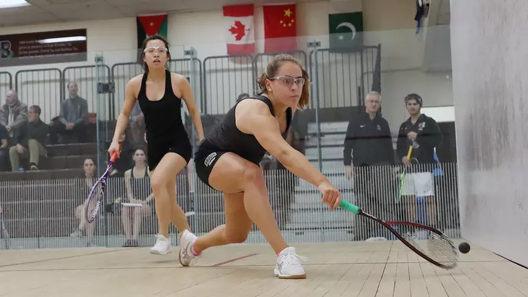 #11 Women’s Squash Defeats #14 George Washington To Close First Semester