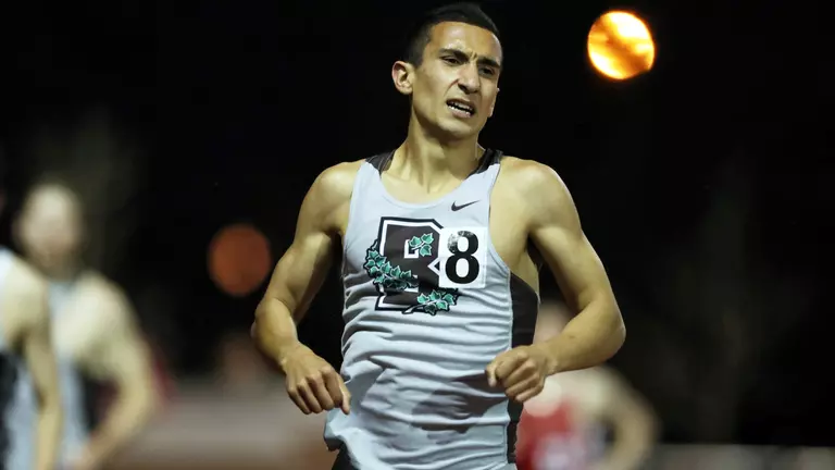 Track & Field's Martinez Breaks Four-Minute Mile, School Record at BU Meet