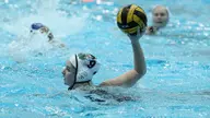 McDougal Nets Hat Trick, Women's Water Polo Falls to No. 9 Michigan, 16-5