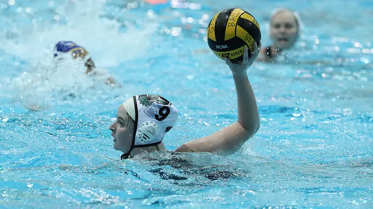 McDougal Nets Hat Trick, Women's Water Polo Falls to No. 9 Michigan, 16-5