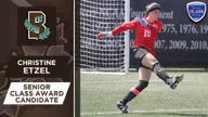 Women’s Soccer’s Etzel Selected as Senior CLASS Award Candidate