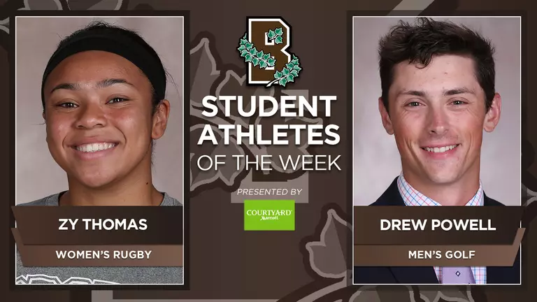 Thomas, Powell Earn Brown Student-Athlete of the Week Honors