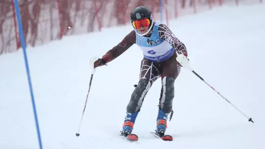 Alexa Dannis Leads Skiing at Crotched Mountain