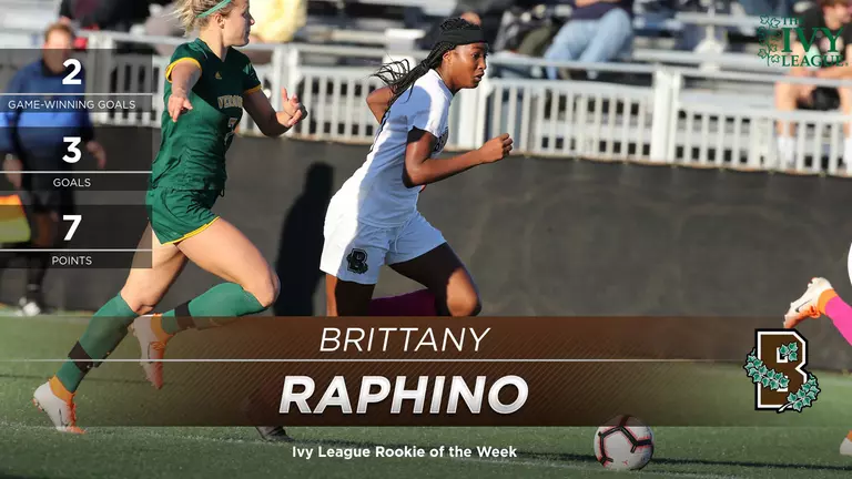Women’s Soccer’s Raphino Gains Second Ivy League Rookie of the Week Honor
