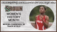 Women's History Month 2019: Meremu Chikwendu '98, Track & Field