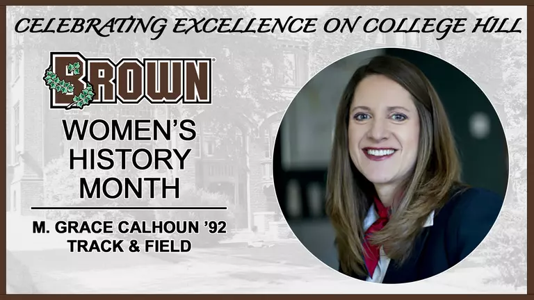Women's History Month 2019: M. Grace Calhoun '92, Track & Field