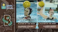 Women’s Water Polo’s Czajka, Burns Earn CWPA Weekly Honors