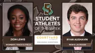 Lewis, Aughavin Earn Brown Student-Athlete of the Week Honors