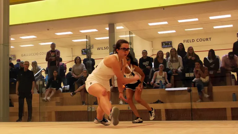 #12 Women’s Squash Earns 9-0 Win Over #16 Amherst