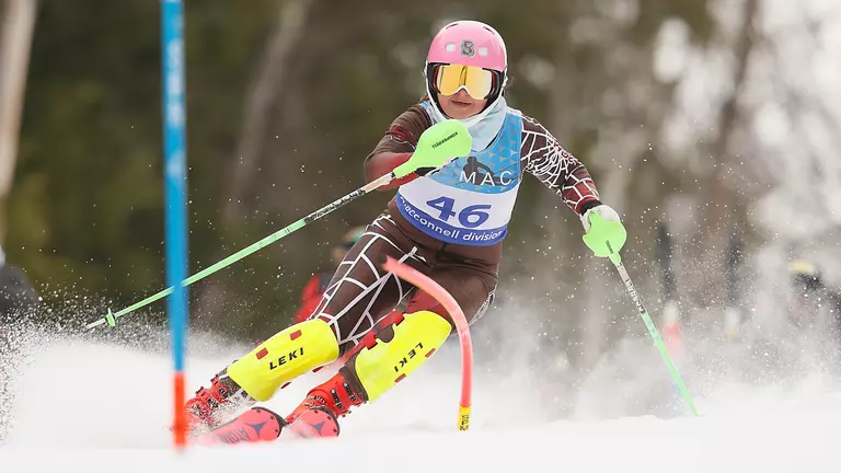 Skiing Wraps Up Competition at NEC Carnival