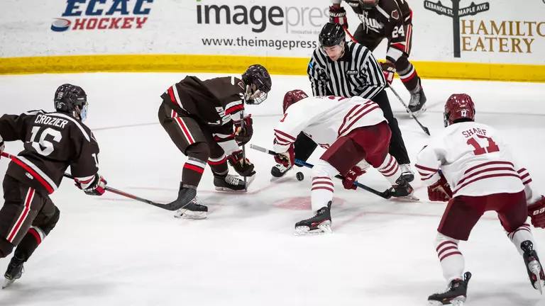 Colgate Edges Men’s Hockey in OT, 3-2, to Claim Series