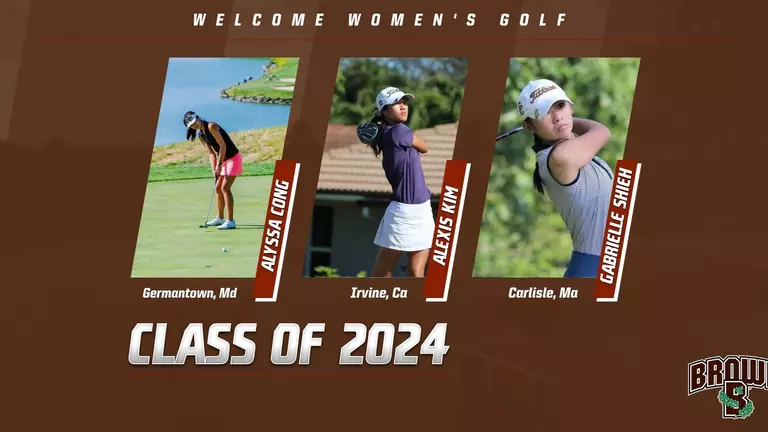 Women’s Golf Announces the Brown Class of 2024