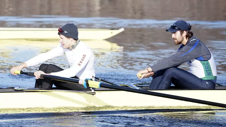 Men's Crew Hosts Harvard on the Seekonk for the Stein Cup