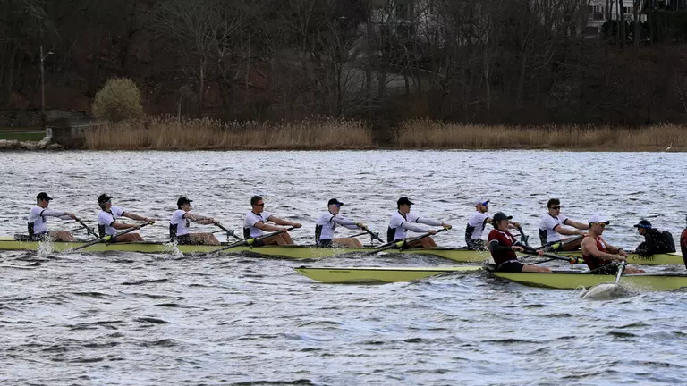 Men's Crew Wraps Up Home Opener Against Fifth-Ranked Harvard