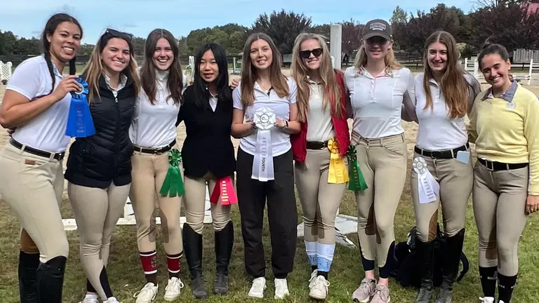 Equestrian Takes Fourth at Salve Regina Show