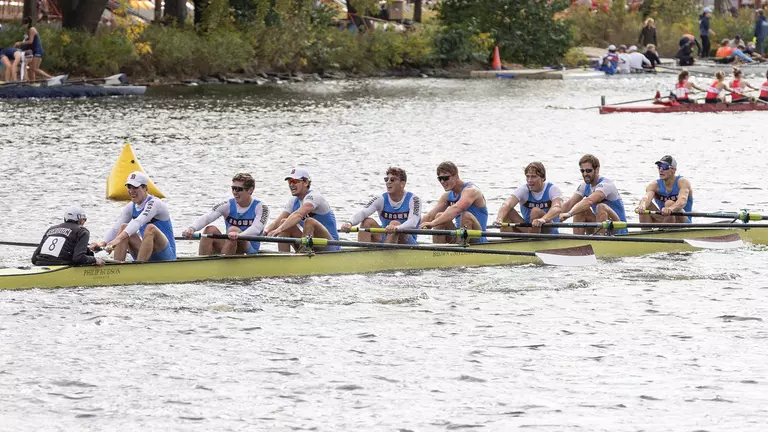 Men's Crew Wraps up Racing at Head of the Charles