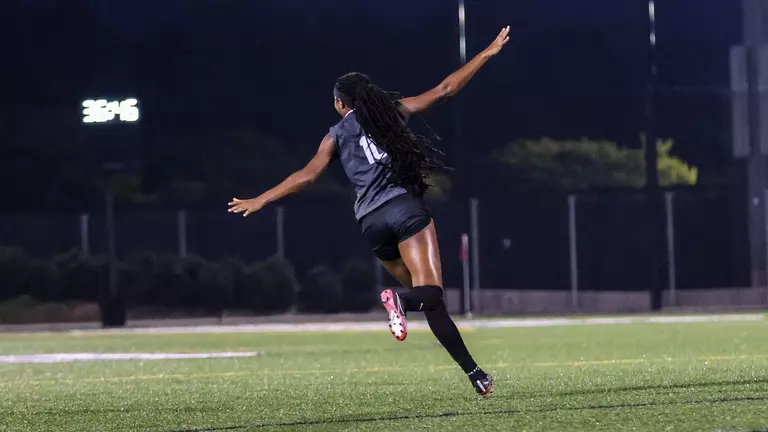 Raphino's Hat Trick Leads Women's Soccer to Convincing Win at Yale