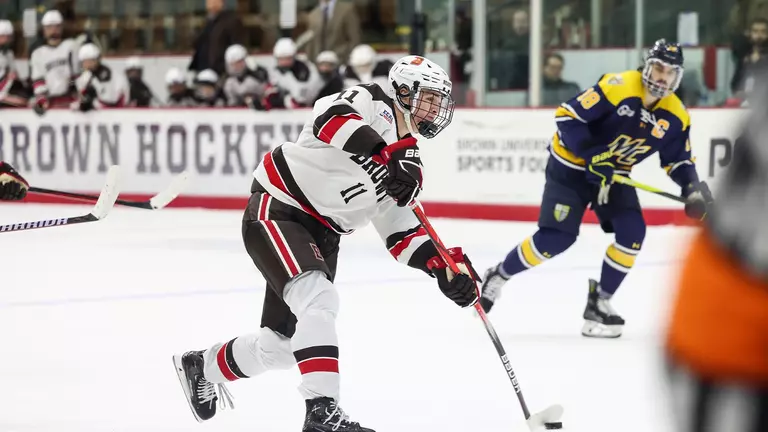 Men's Hockey Drops Friday Matchup Against Merrimack