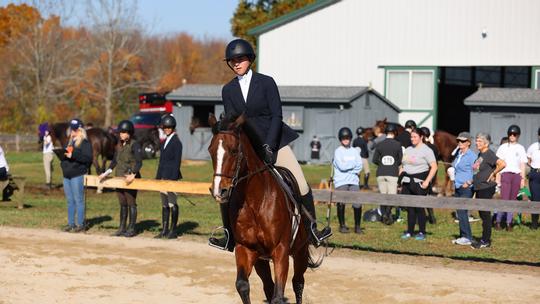 Equestrian Takes Second at Ivy Show