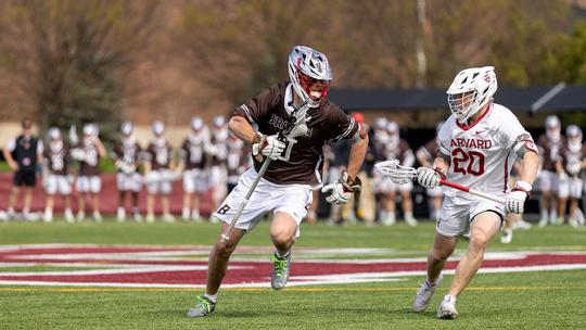 Comeback Effort Comes Up Short for Men's Lacrosse in Season Finale at Harvard