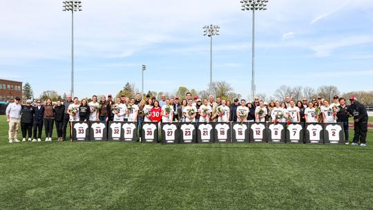 Women’s Lacrosse Sets Single-Season Points, Goals and Assists Record in Senior Day Win