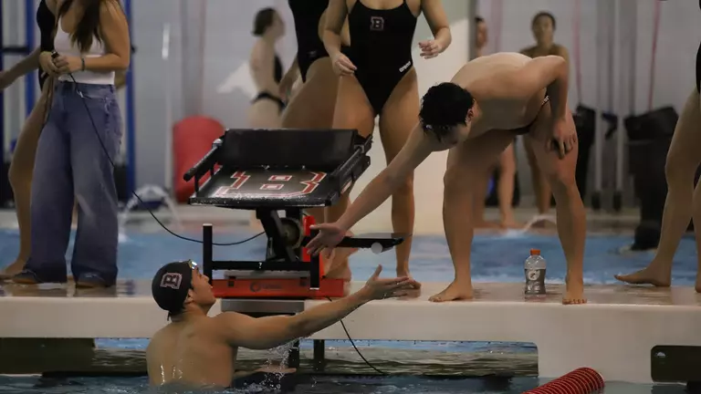 Men's Swimming and Diving Hosts Harvard for Friday Dual