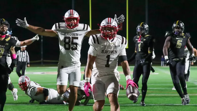 Strong Second Half Lifts Football Past Bryant