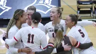 Volleyball Drops Four-Set Match at Cornell
