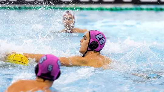 Men's Water Polo Splits Two NWPC Contests on Saturday