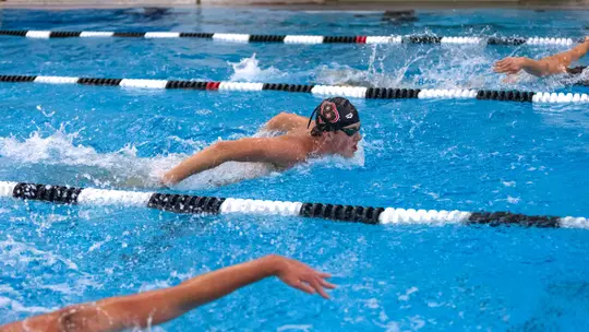 Men's Swim/Dive practice 9.25.2025