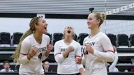 Volleyball Completes Comeback in Five-Set Win at Penn