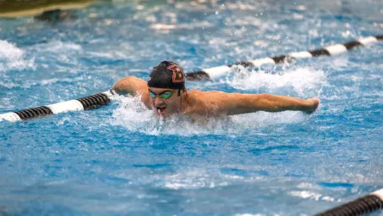 Men’s Swimming and Diving Remain in Lead After Day Two of Bucknell Invitational