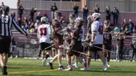 Hopsicker's Hat Trick Lifts Men's Lacrosse to Win at #16 UMass