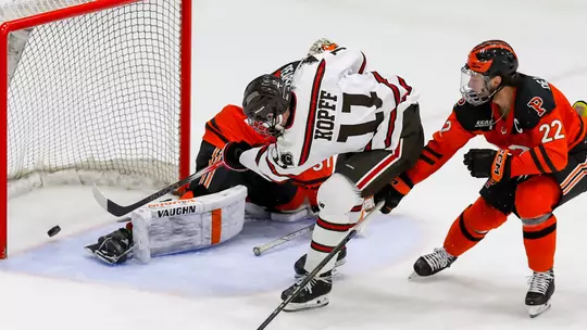 Men's Hockey Advances to ECAC Quarterfinals with 3-2 Win Over Princeton