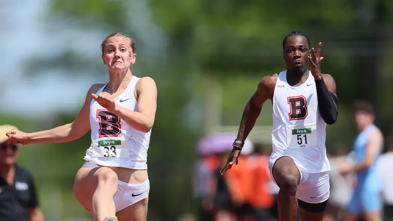 Track and Field Competes at Ivy League Heps